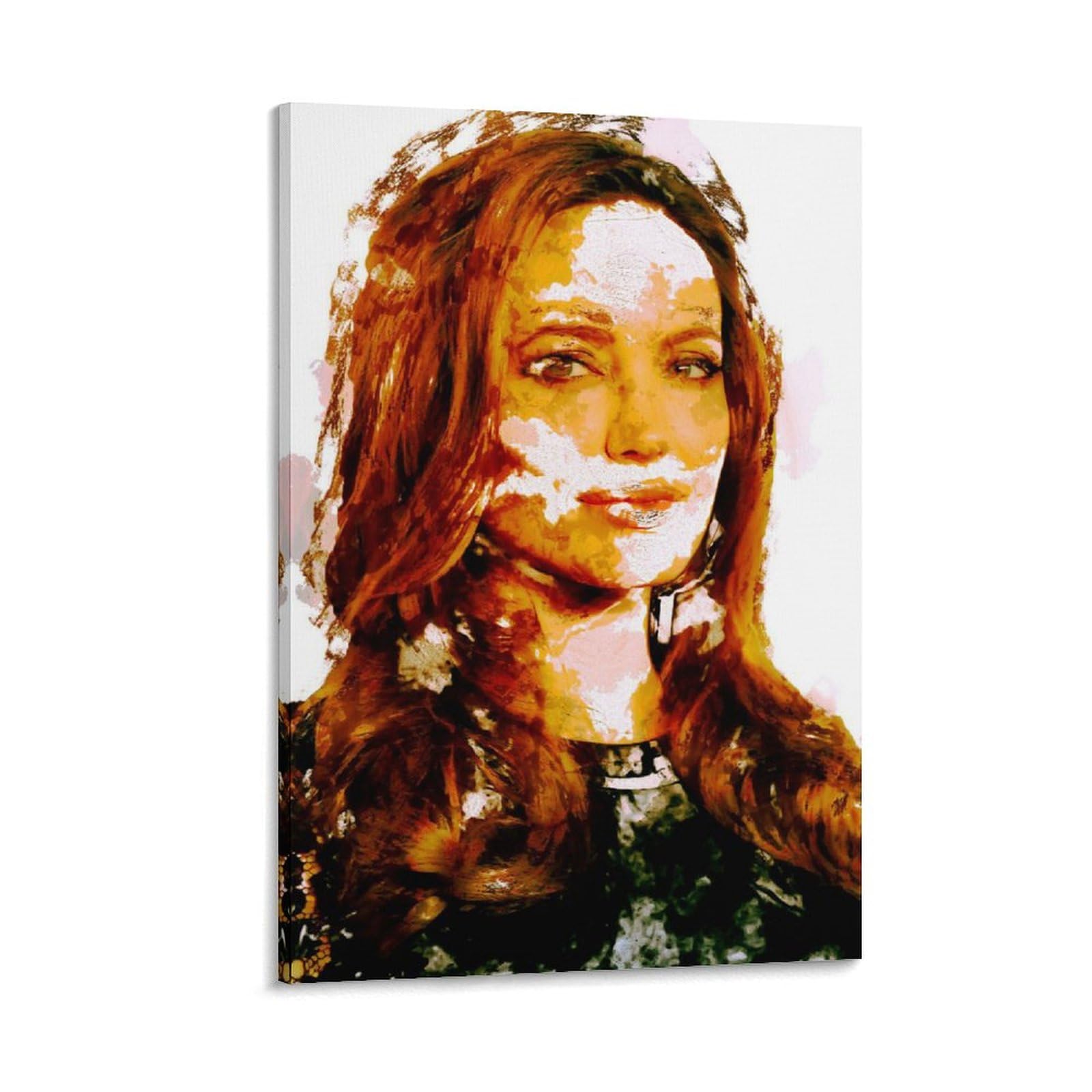 アンジェリーナ・ジョリー 絵画 絵画 Amazon.co.jp: アンジェリーナ・ジョリー キャンバスアート ポスター