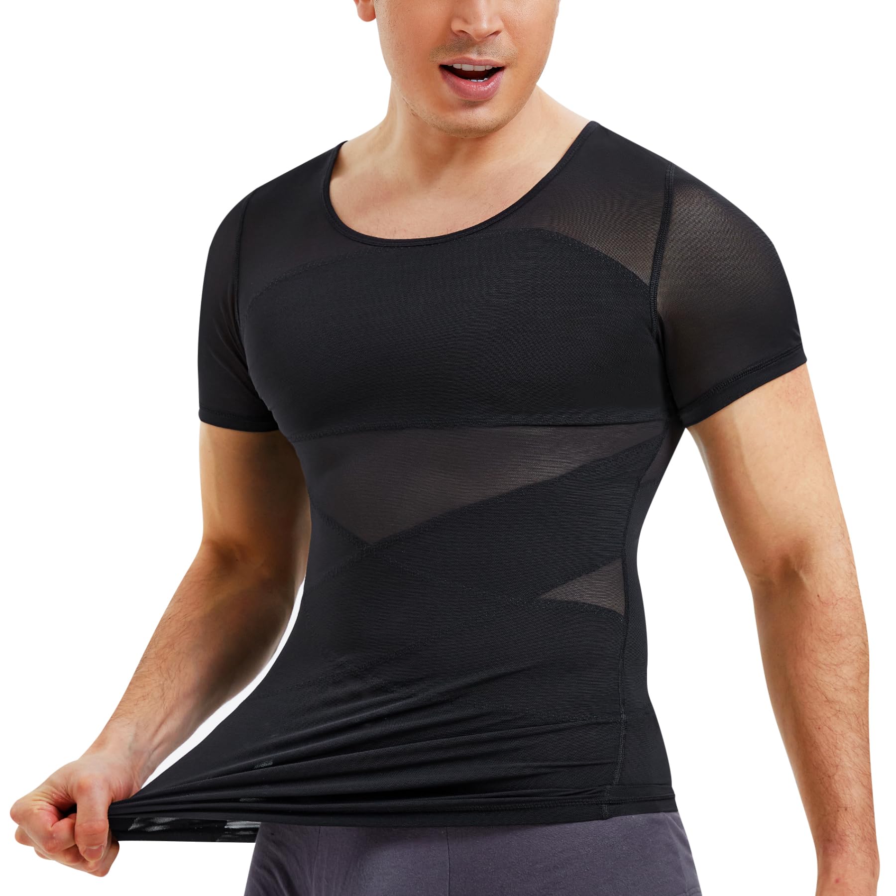TAILONGmens Tailong Compression Tank Tops Shirt