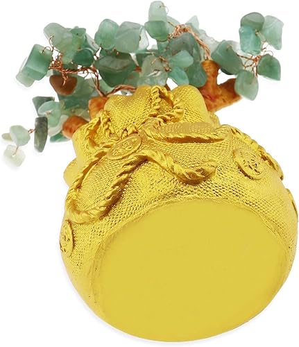 Miniatura 9 de SING F LTD Feng Shui Dinero Suerte Piedra Árbol Cristal Arte Decoración Oficina Sala de estar Buena Suerte Mejor Regalo Verde
