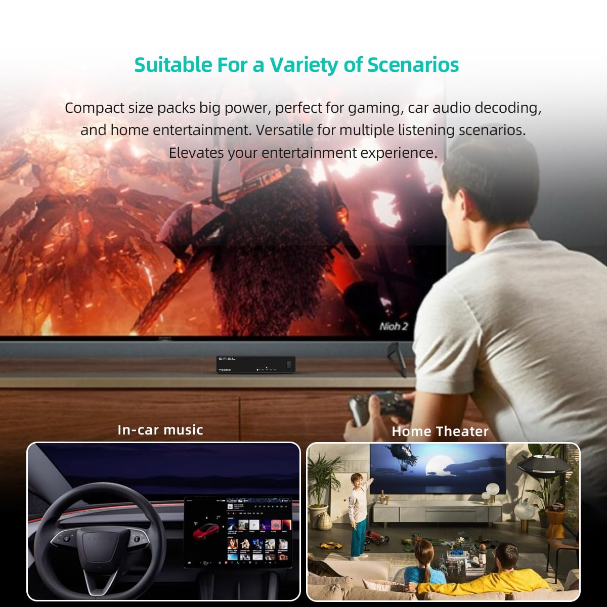 SMSL PS200PRO ES9039Q2M HiFi DAC, DSD512 PCM 32Bit/768kHz Digital to Analog Audio Converter, USB/Optical/Coaxial to Stereo RCA Output, MQA/MQA-CD Audio DAC for PC/PS5/Switch/Amp - Image 5