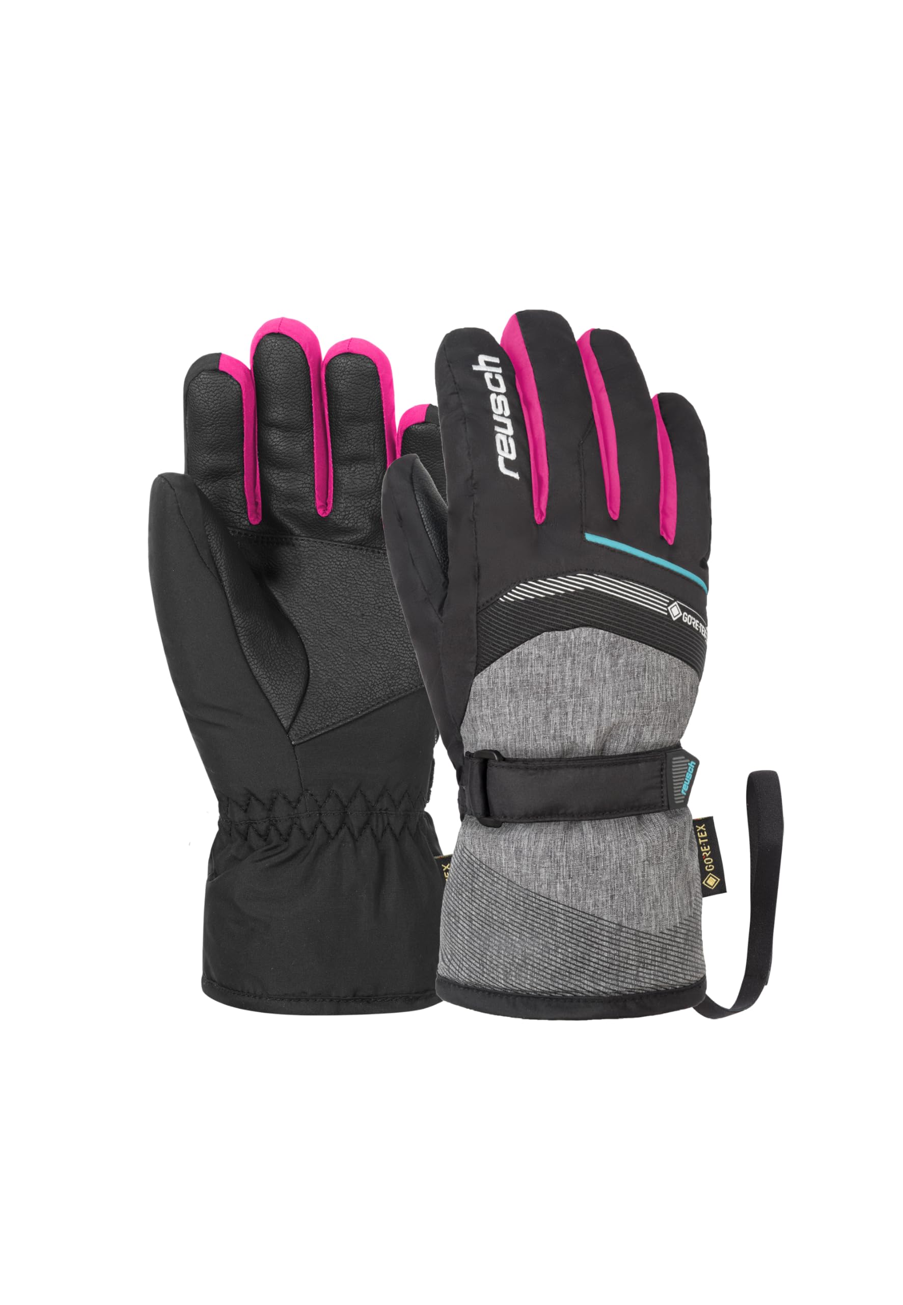 Reusch Bolt Gore-TEX Junior warme, wasserdichte, Winddichte und atmungsaktive Skihandschuhe Winterhandschuhe Kinder Kids Jugendliche Mädchen und Jungen