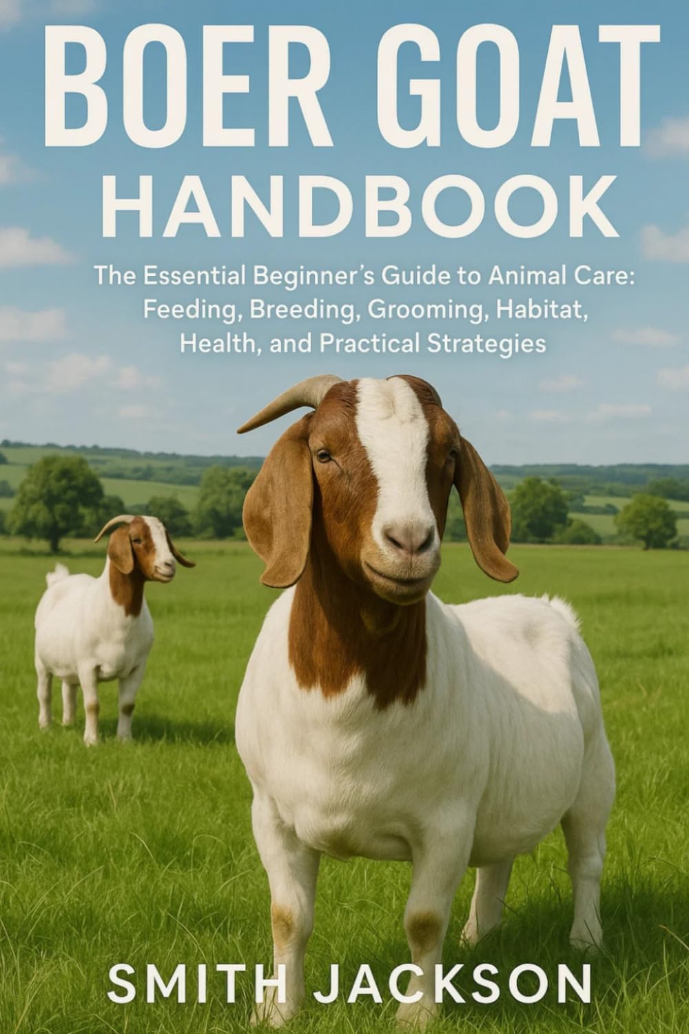 BOER GOAT: The Essential Beginner’s Guide to Animal Care: Feeding, Breeding, Grooming, Habitat, Health, and Practical Strategies