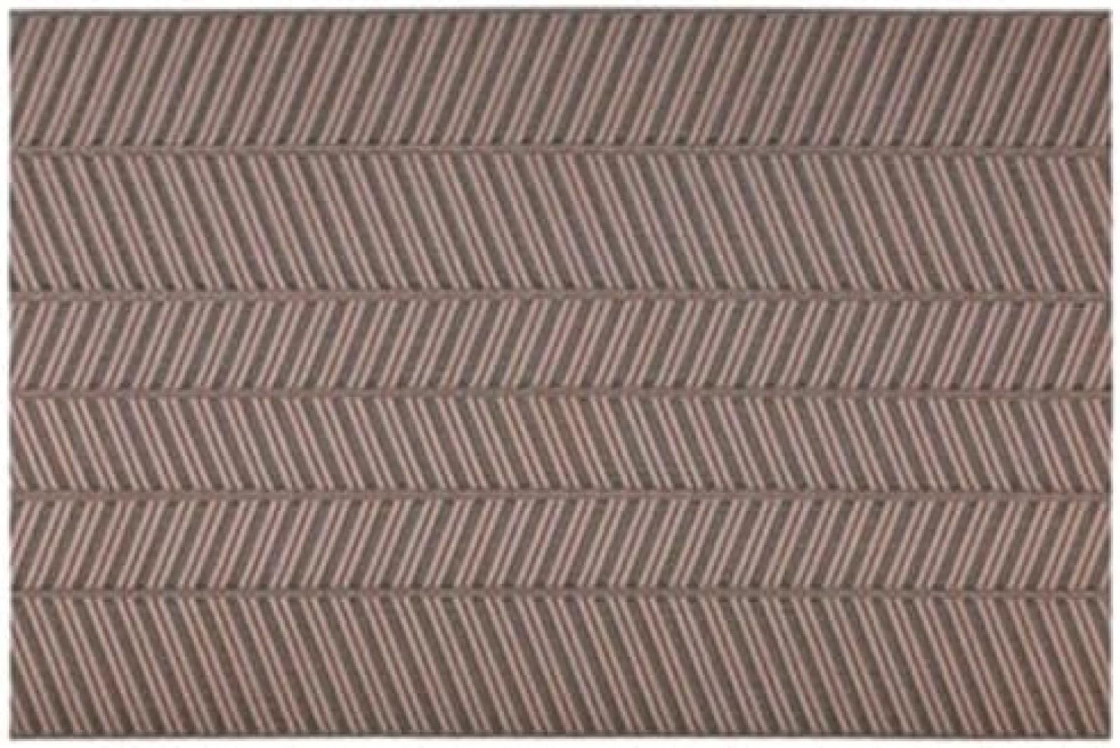 Set de table pour salle à manger lavable et durable gris rouge marron