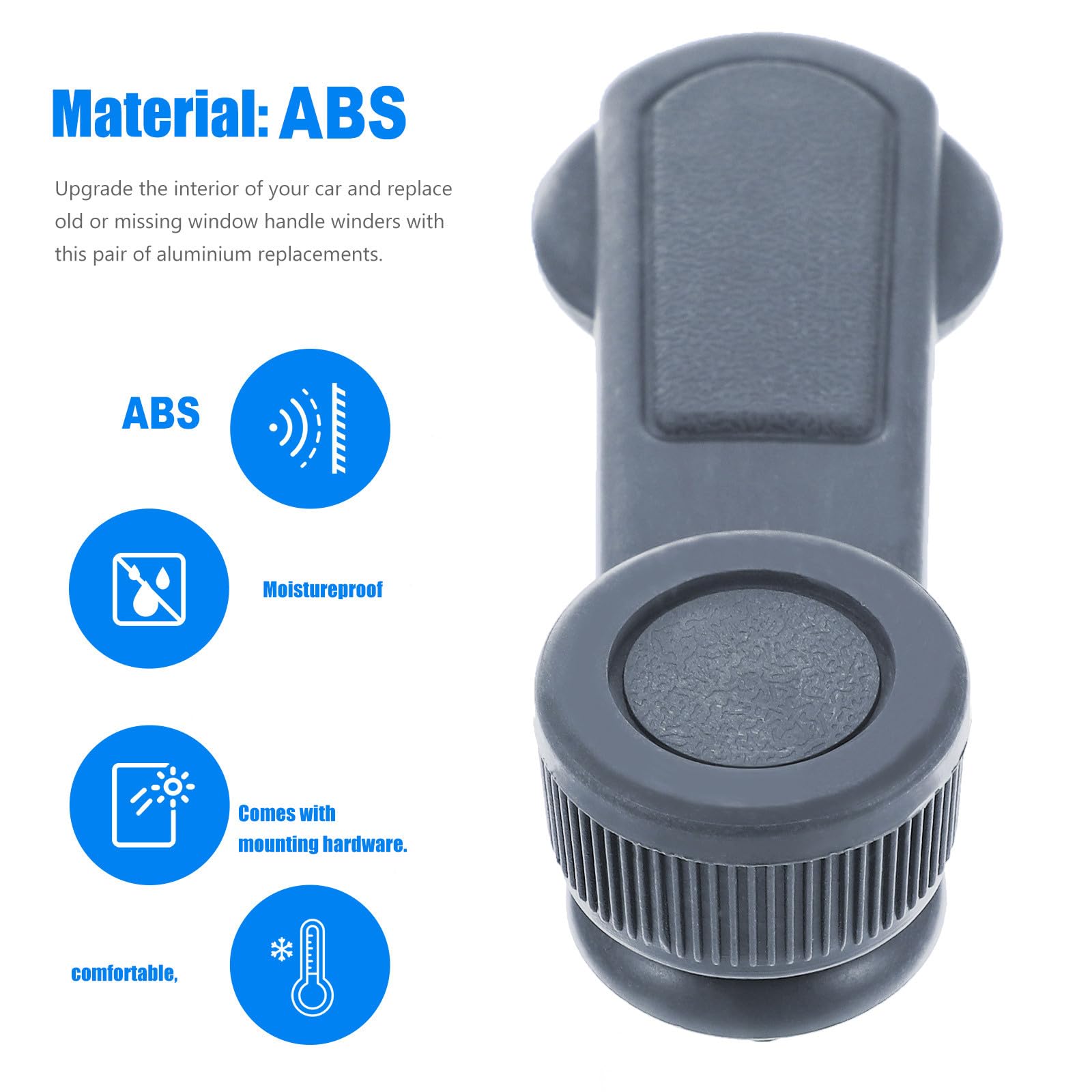 12X Maniglia Della Finestra Alu Grip Lock Set Maniglia Della Porta Bloccabile Finestra Catch - copertina