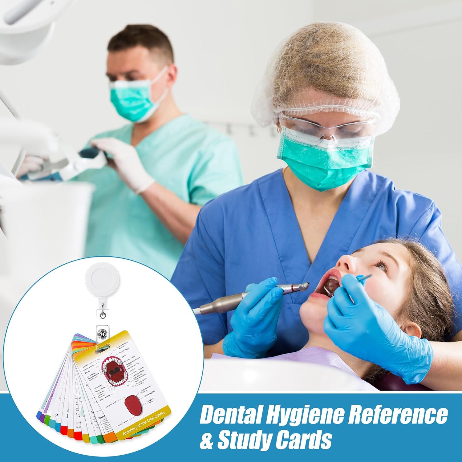 13 Pieces Dental Hygiene Reference Study Cards Bulk Dental Hygiene Student Must Haves for Hygienists Assistant Future Rdh Bundle Accessories