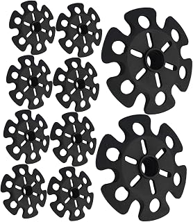10pcs Snow Flake Baskets for Climbing Trekking Poles Lightweight Tips for Hiking Sticks Mud Ski Replacement Accessories Easy to Install Outdoor Essential