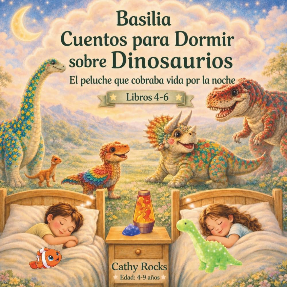 Basilia – Cuentos para Dormir sobre Dinosaurios: Trilogía 2 - Libros 4-6