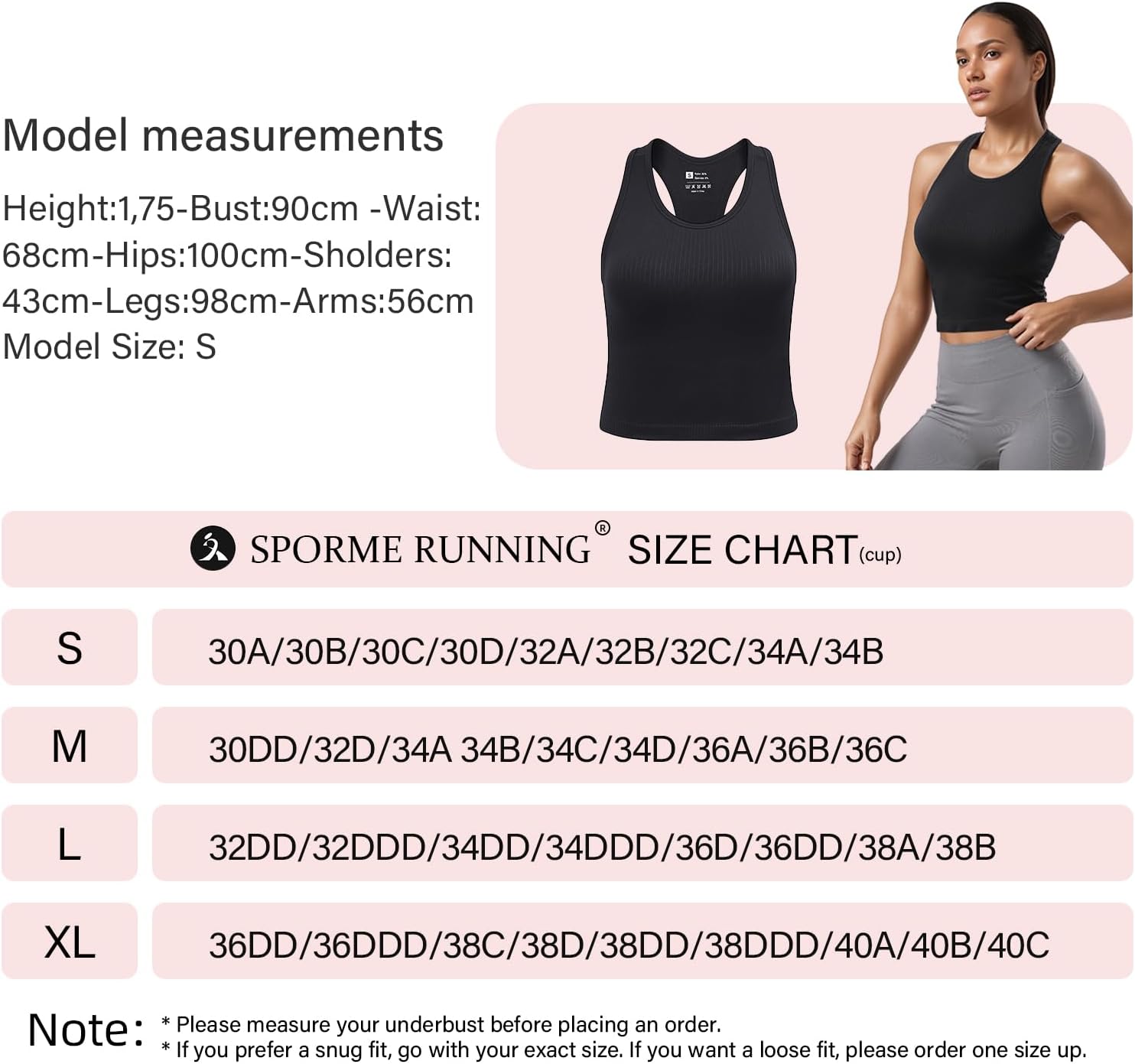 2/3/4 Packs Ribbed Racerback Tanks with Built in Bra for Women -Women’s Seamless Crop Tops Camisole Sport Bra
