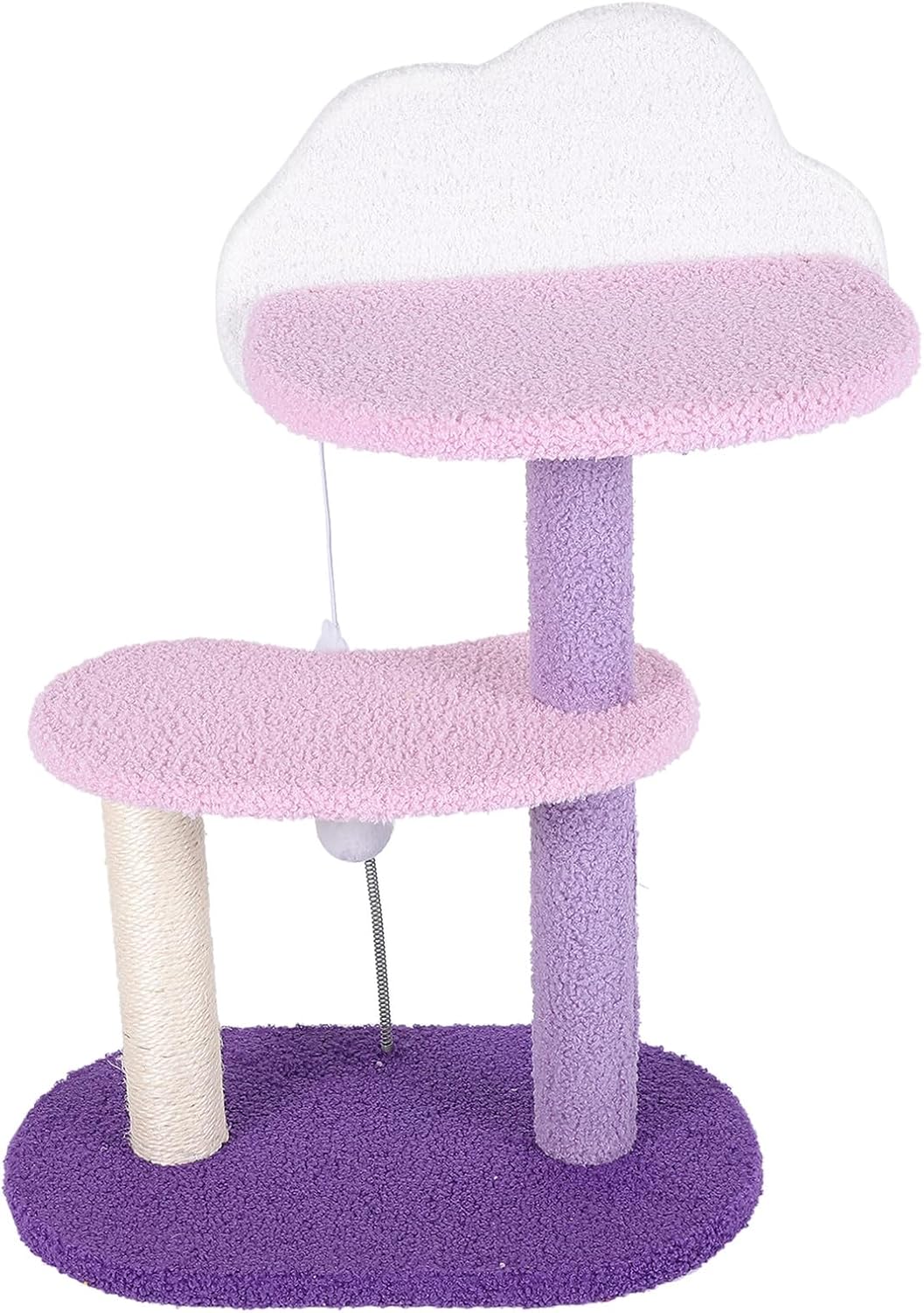 BESPORTBLE Large Cat Climbing Frame Scratching Board Multi-Level Platforms Indoor Cats Kittens Active Play Rest Home Pet Supplies