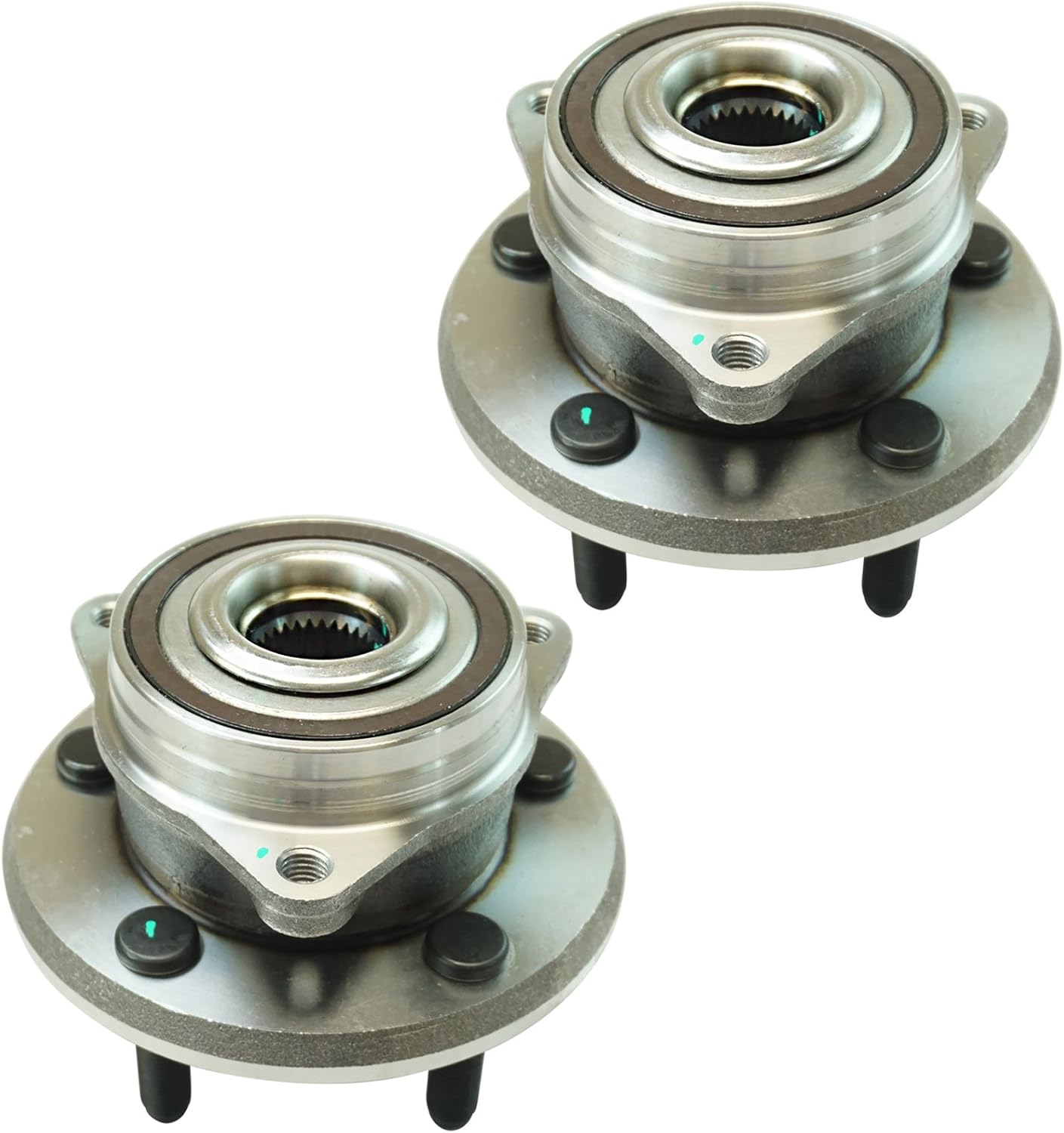 TRQ Front Left and Right Wheel Bearing and Hub Assembly Set 2 Piece Compatible with 2011-2021 Jeep Grand Cherokee 2022 Grand Cherokee WK 2011-2023 Dodge Durango - Image 3