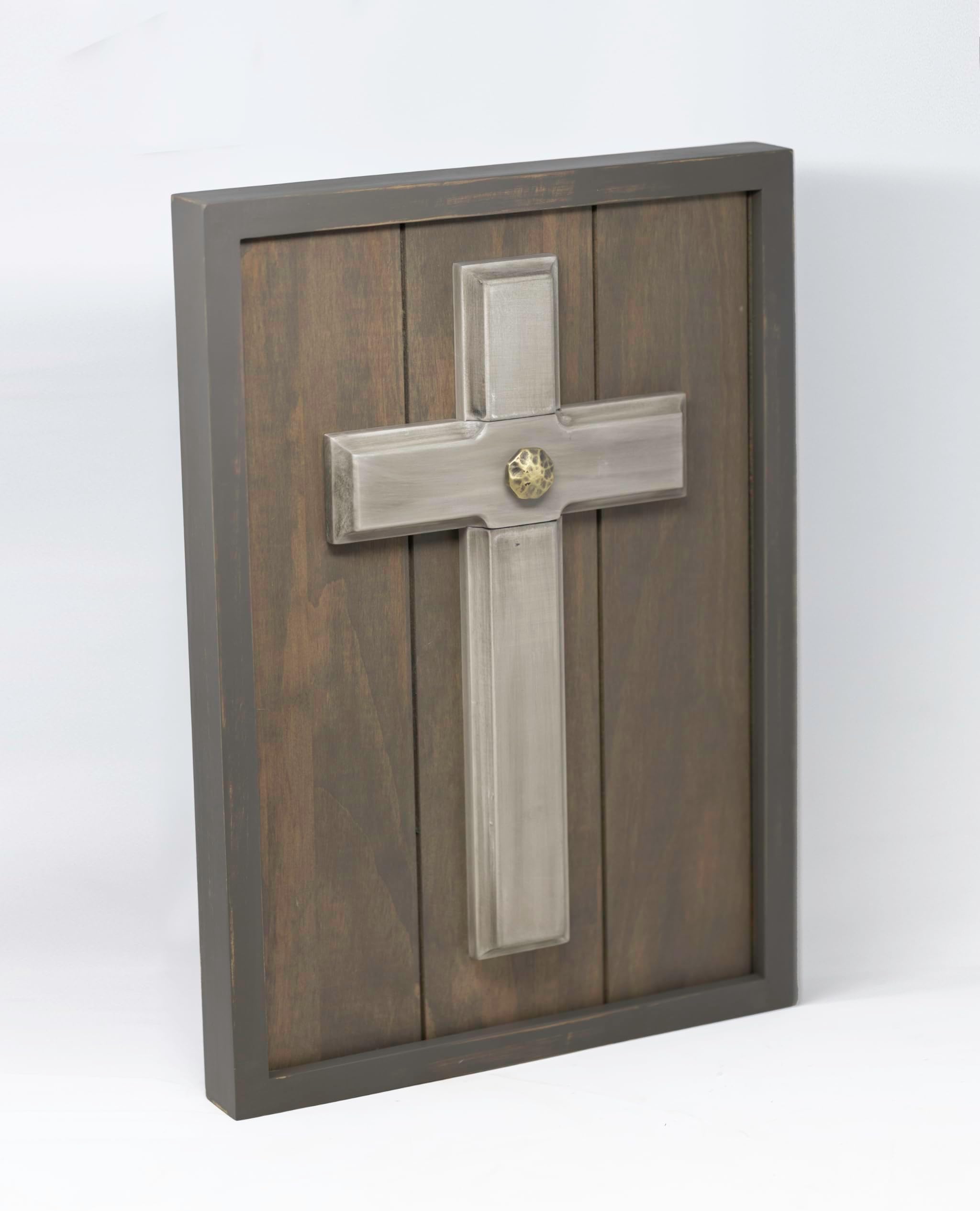 Unity Cross® Hand-Finished Gray Wash for your wall; Unity Candle Unity Sand Elegant alternative