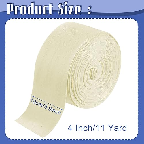 Miniatura 2 de Vendaje tubular de algodón económico, cómodo vendaje tubular para pierna de brazo, rodillera, preenvoltura para fabricación de pre-Splinting o