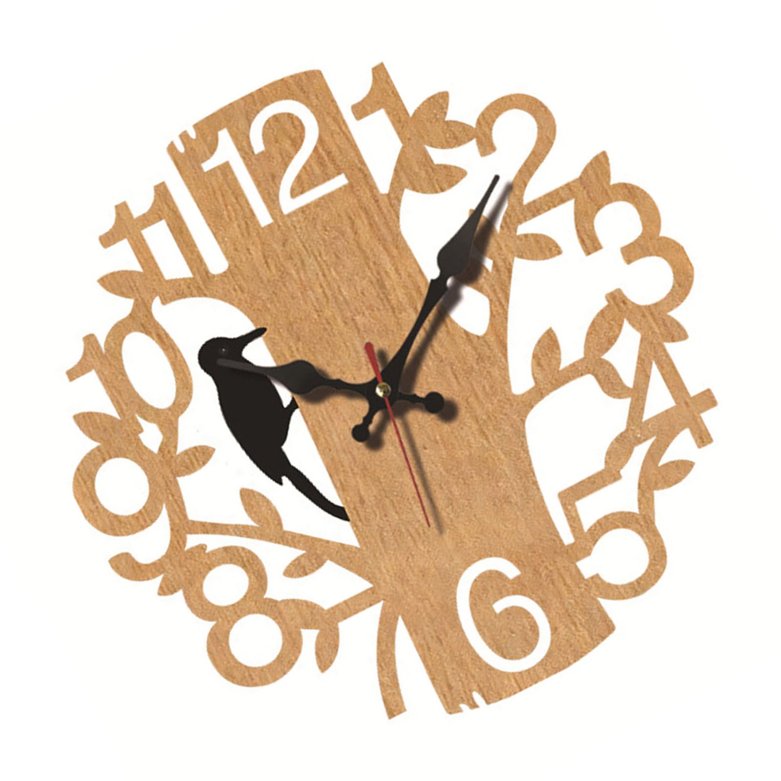 Tsophreniq Decorative Wall Clock, Silents Battery Operated Wall Clock Silents None Ticking Clocks Sweeps Movement Easy to Read Battery Operated Clocks