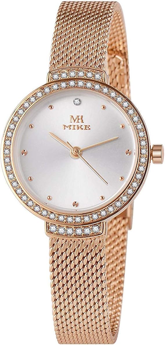 Amazon 腕時計 レディース 日本製クォーツ おしゃれ シンプル かわいい 防水 女性用 時計 ビジネス ウォッチ ゴールド3 レディース腕時計 腕時計 通販