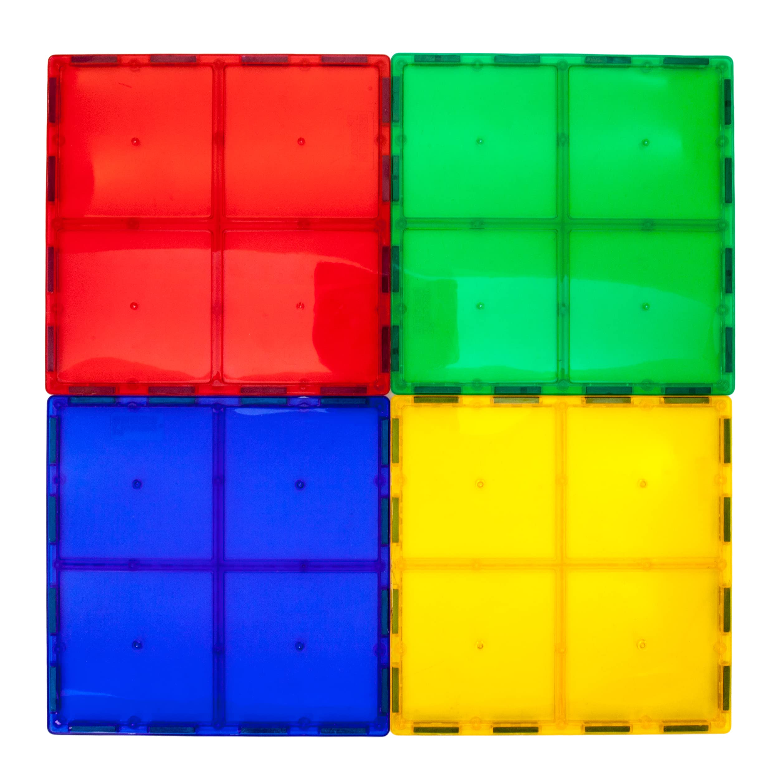Buy PicassoTiles 4 Piece Building Block Large Square Shape