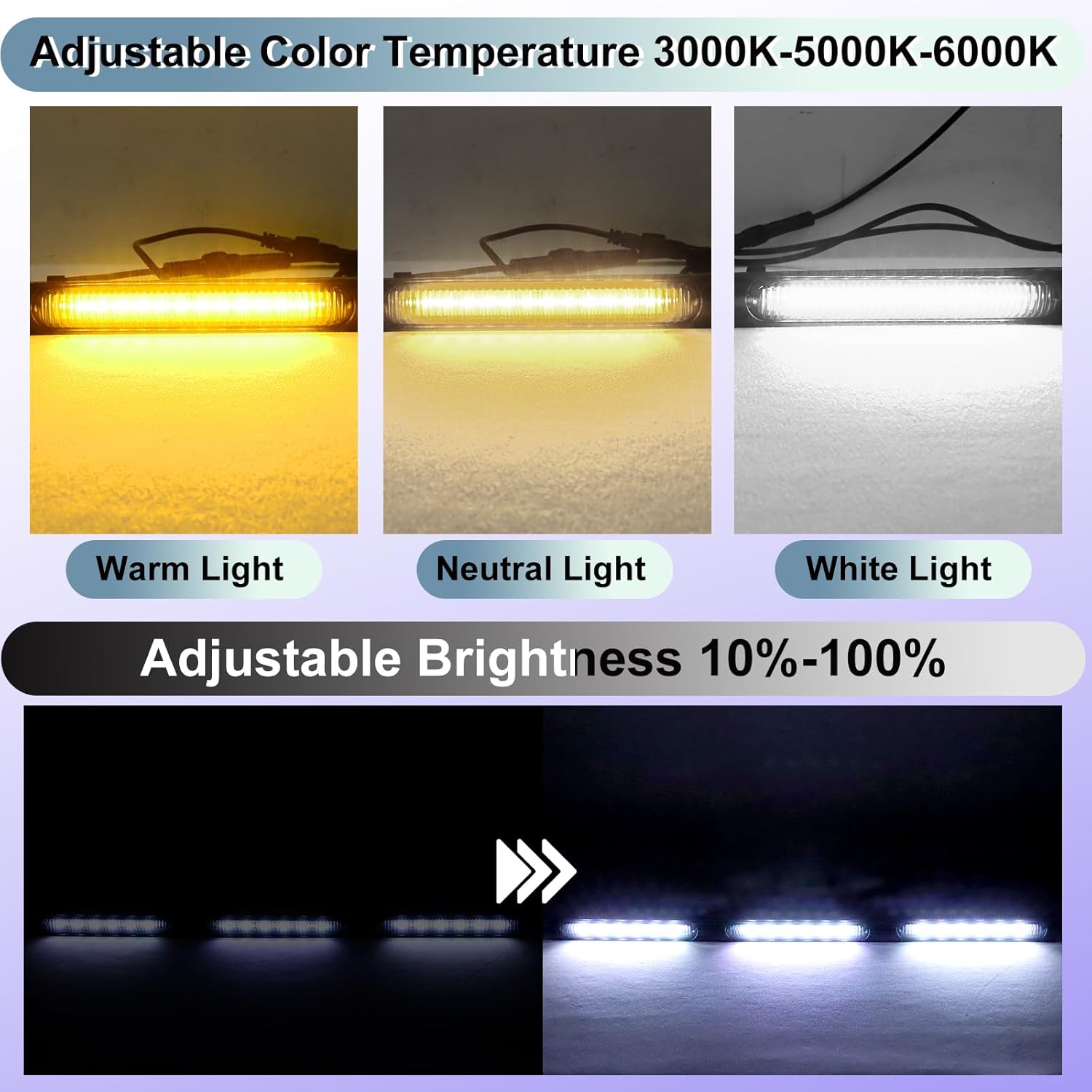 LED Front Grille Lights Fits for 2022-2025 Silverado 1500 WT Custom Trail Boss Custom Grill Lights Front Bumper Light for Chevr y Silverado 1500 Accessories 84692656 (RGB)