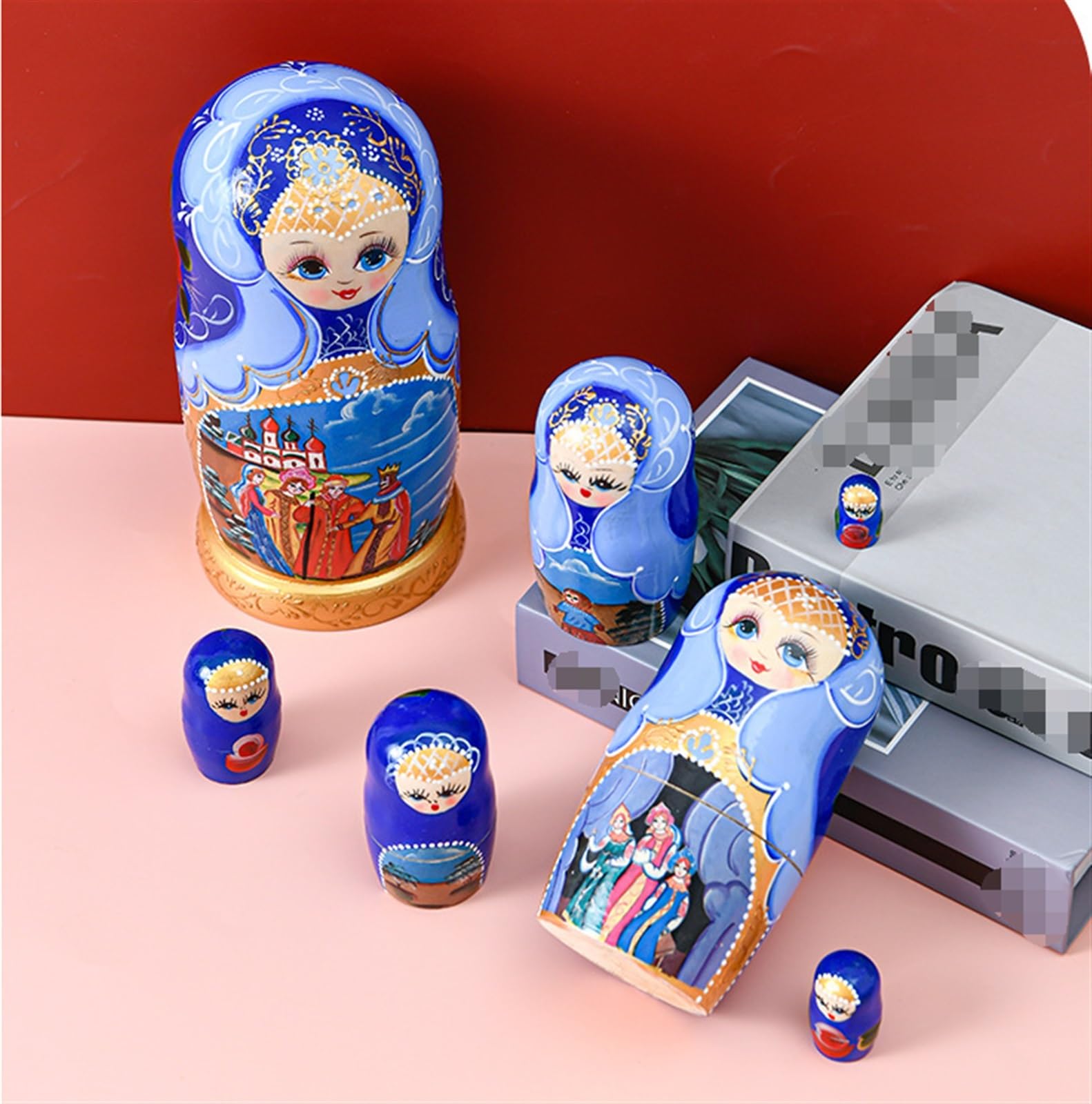 Amazon.co.jp: マトリョーシカ クリスマス マトリョーシカ人形 7ピース