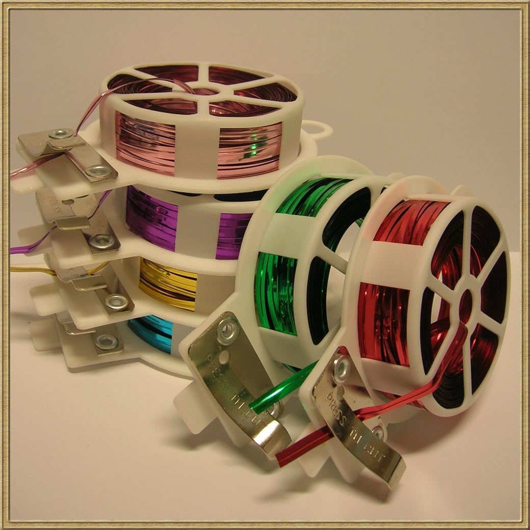 Weststone 65ft (20m) Metallic Twist Tie Roll with Cutter - Qty 2 Mixed Color