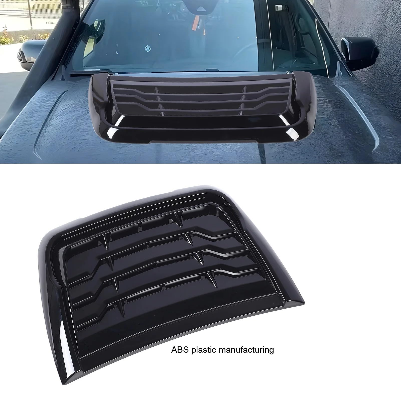 osłona bocznego wlotu powietrza Pasuje do Ford Ranger Raptor 2015-2022 XLT XLS maska ​​odpowietrznik wlotu powietrza osłona kapturka poprawia odprowadzanie ciepła Otwory Wentylacyjne Maski Samochodu