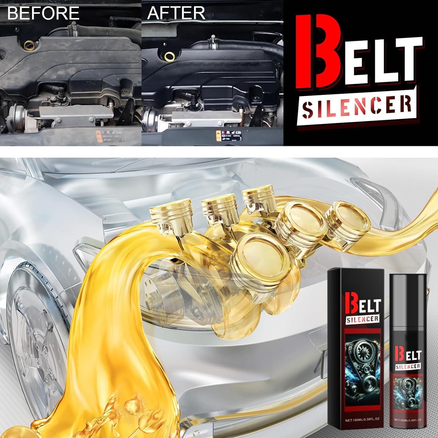 alternator belt dressing Amazon.com: Automobile Engine Belt Conditioner, 3.38oz Belt Dressing Spray  Automotive, Auto Belt Dressing Spray, Car Belt Noise Spray, Lubrication &  Silencer Spray for Automotive Engine Belts (1 Pcs) : Automotive