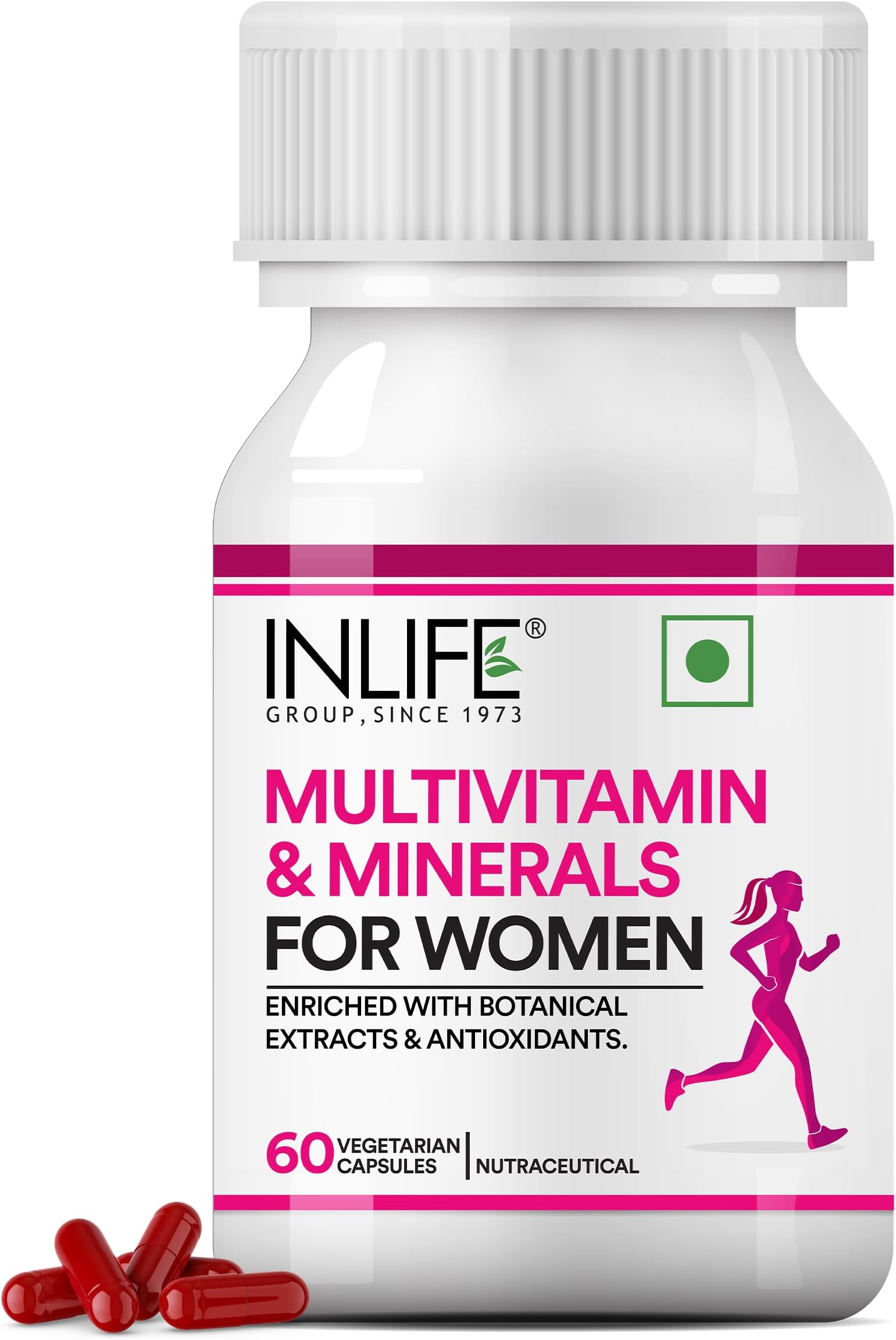 - Multivitamin for Women Supplement, Biotin D3 Calcium, 60 Veg Caps
