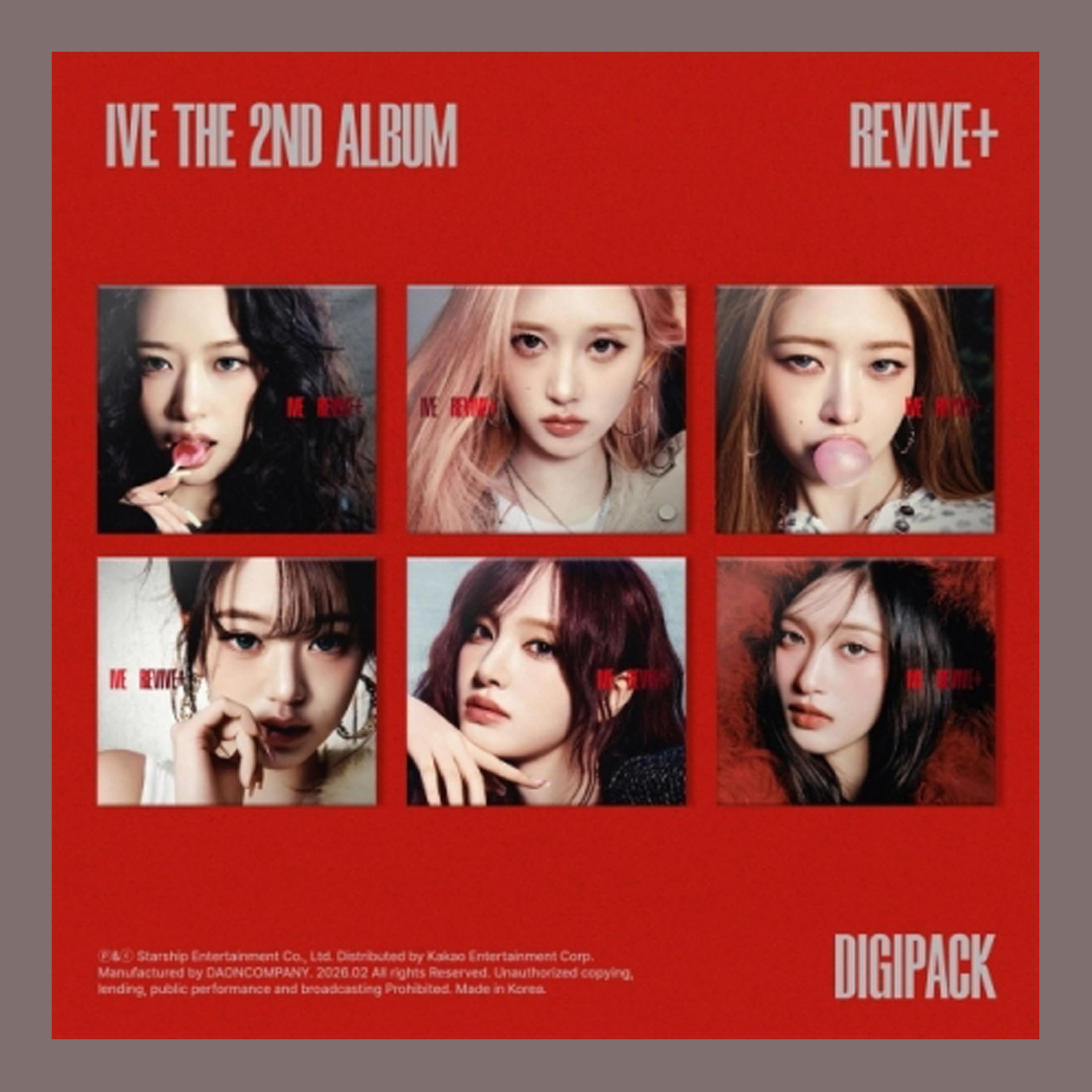 ive REVIVE petit ver. 開封済み レイ ktown4u.com : IVE - 2nd Album [REVIVE+] (PETIT-IVE Ver.) (Limited