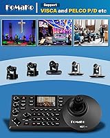 Vista 7 de Cámara FoMaKo NDI PTZ, Certificada NDI 6 y NDI HX3, Seguimiento Automático AI Gen 3, Zoom Óptico 30X, Cámara PTZ de Paquete para Controlador PoE PTZ