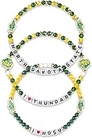 Vista 56 de FOCO NCAA unisex-adulto Paquete de 3 Pulseras de la Amistad con Cuentas con Logotipo de Equipo Universitario de la NCAA Oficialmente Licenciadas