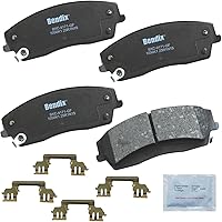 Vista 229 de Pastillas de Freno Delanteras Cerámicas Bendix Priority1 CFC430A para Modelos Selectos INFINITI G35, I30, Nissan 350Z, Altima, Juke, Maxima, Sentra