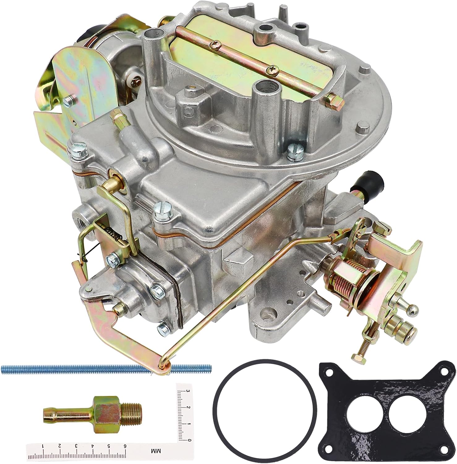 NENKUTEN 2 Barrel Carburetor 2100 2150 A800 Carb for Ford 289 302 351 Mustang Jeep Engine F100 F150 F250 F350 360 Cu Carb Replace Motorcraft/Autolite 2100 2150 with Electric Choke Mounting Gasket
