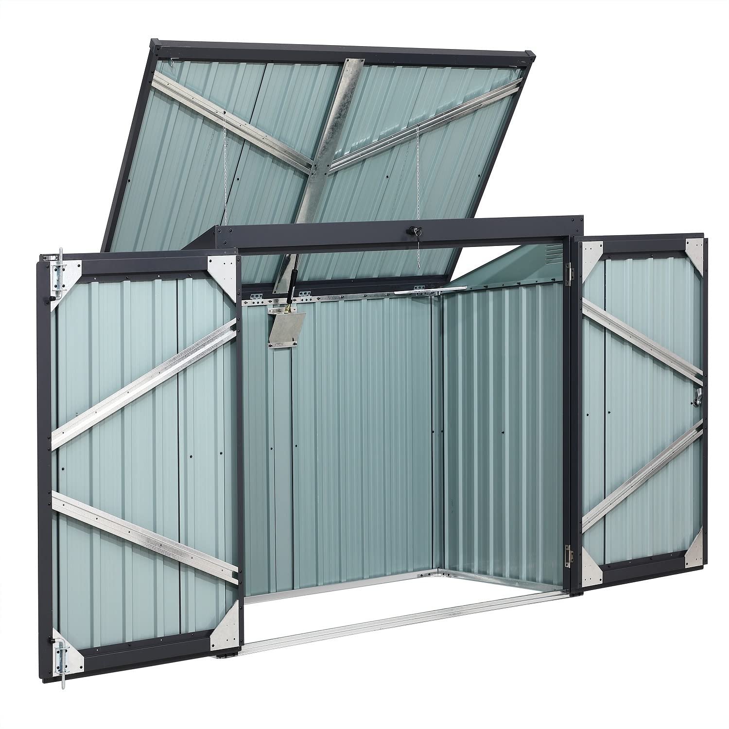 Merschbrock Trade GmbH Mülltonnenbox, Müllbox, Mülltonnenverkleidung
