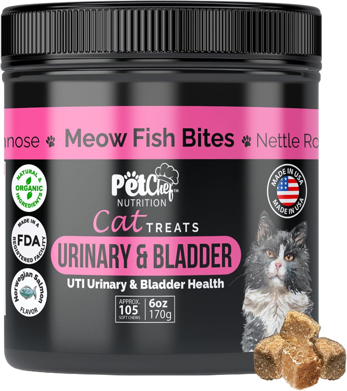 Pet Chef CAT Treats Cat Bladder Health & UTI Prevention