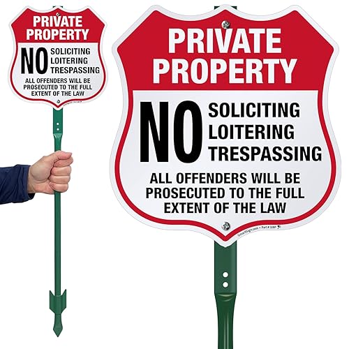 Miniatura 2 de SmartSign Letrero octogonal de 12 x 11.5 pulgadas con estaca de 3 pies, aluminio de 40 mil laminado 3M, grado de ingeniero laminado 3M, fabricado en