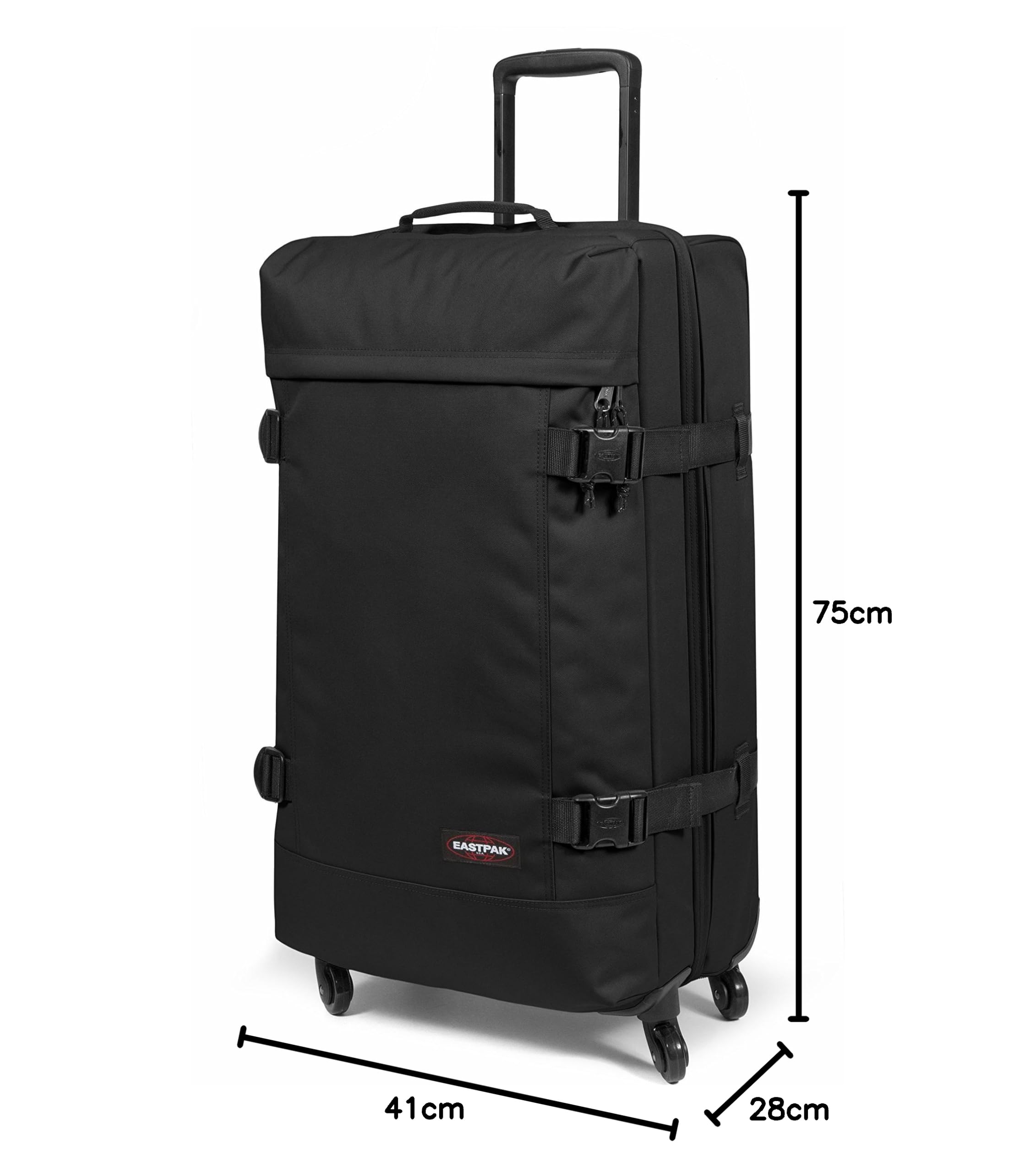 Eastpak TRANS4 L Valise, 75 x 41 x 28 cm, 80 L - Black (Noir)