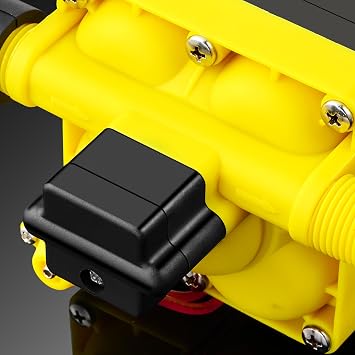 2026 Upgraded RV Water Pump, 12V 6.0 GPM High-Flow, Ultra-Quiet 70 PSI Self-Priming Diaphragm Pump with Adjustable Pressure Switch & Strainer for RV, Marine, Camper, Boat (Run-Dry Safe)