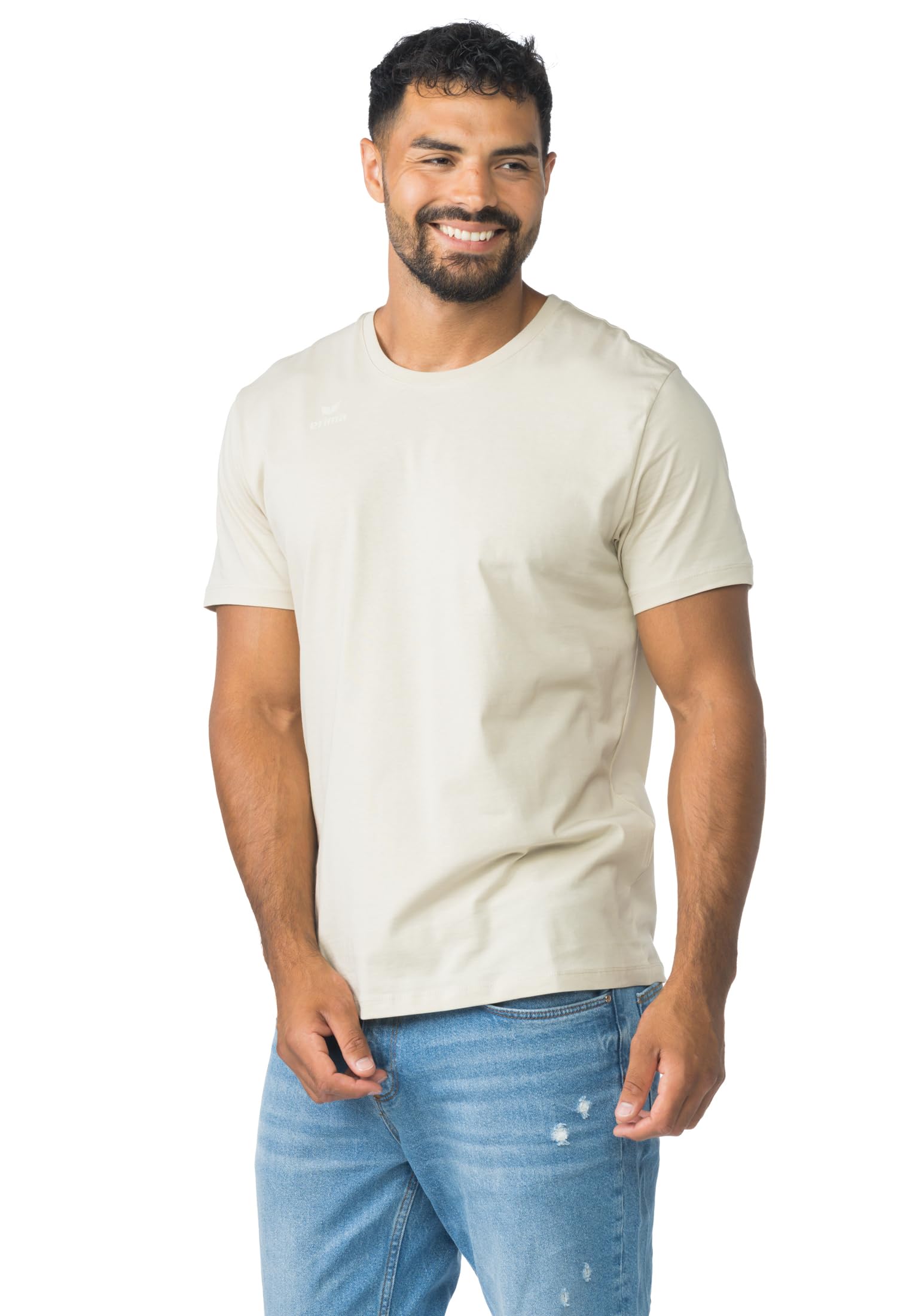 Erima Men's Beige T-Shirt Teamsport