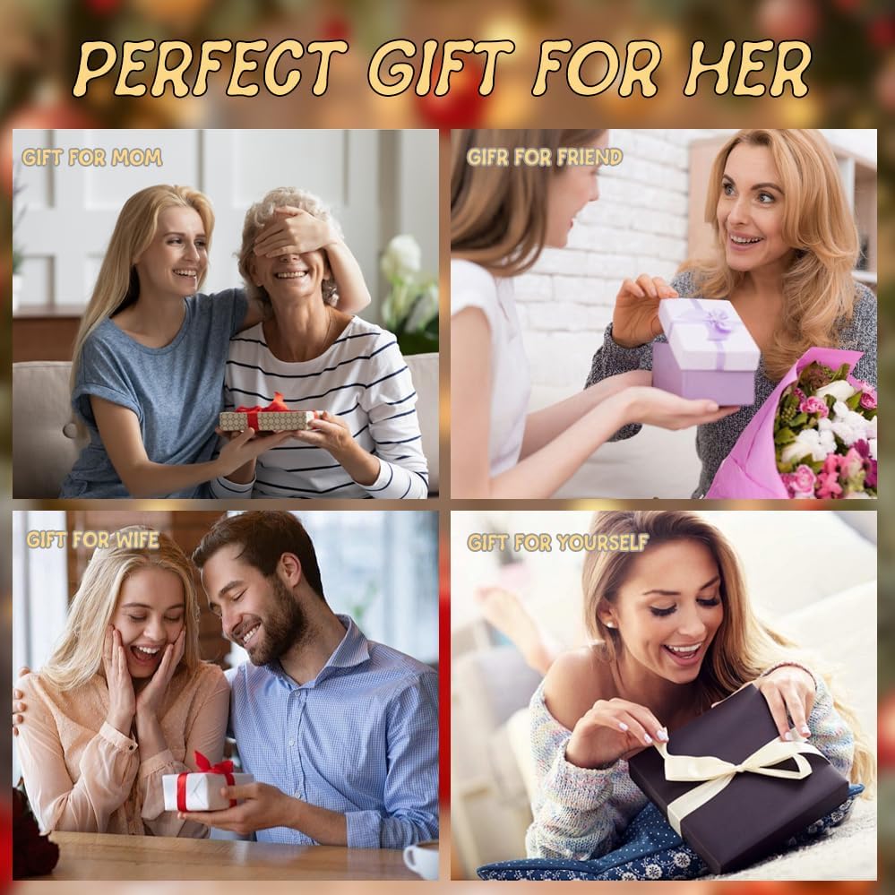 Gold Bracelets for women 14K Gold Bangle Bracelet Stack - Adjustable Waterproof Trendy Bracelets Stacks Bangles Non Tarnish Link Chain for Women Gifts - Image 6