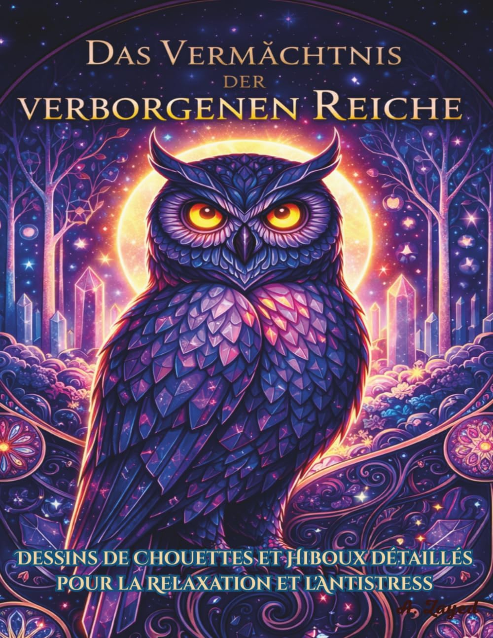 Das Vermächtnis der verborgenen Reiche: Dessins de Chouettes et Hiboux détaillés pour la Relaxation et l'Antistress Magisches Malbuch für Erwachsene