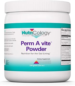 Nutricology Perm A Vite Powder, Gut Health, 8.4 oz