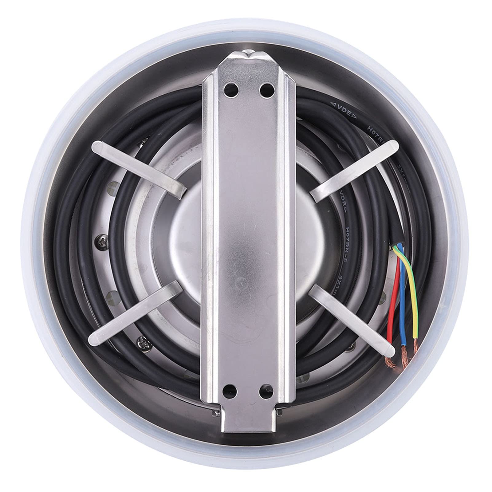 LED-Unterwasserleuchte, 12 V, 18 W, wasserdichte Edelstahl-Poollampe für Schwimmbäder, Brunnen, Gärten