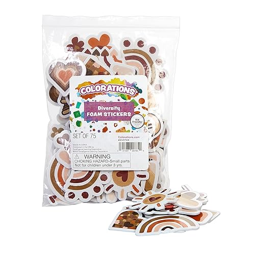Colorations Pegatinas de diversidad - Juego de 75