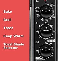 Vista 7 de Horno tostador a convección Black + Decker, 8 rebanadas, extra-amplio, para mesada, Acero inoxidable/Negro