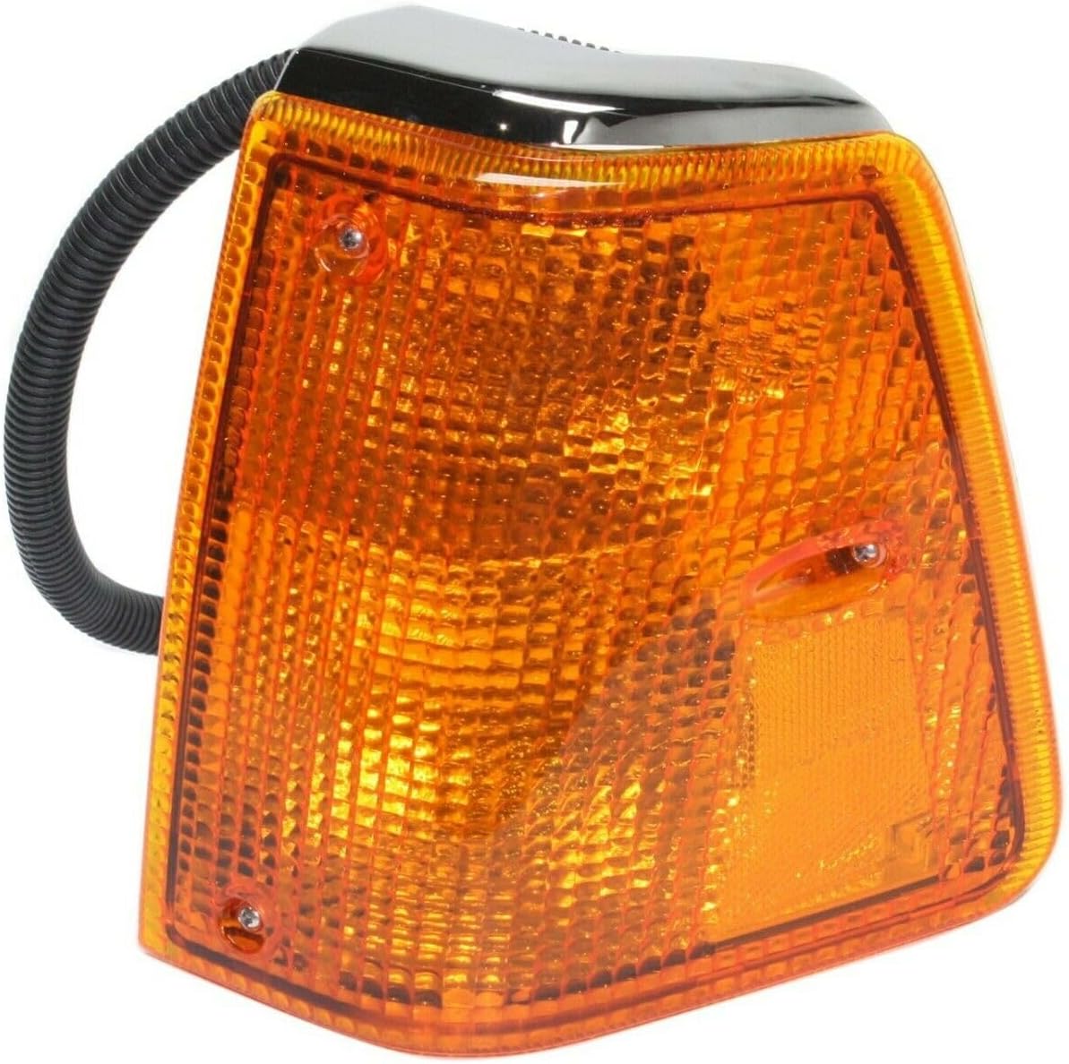 Signal Light Set of 2 Driver & Passenger Side Amber Lens Bulb Lamp Turn Plastic for Volvo for WI WIA42T/WIA64/WIA64T 1996-1997