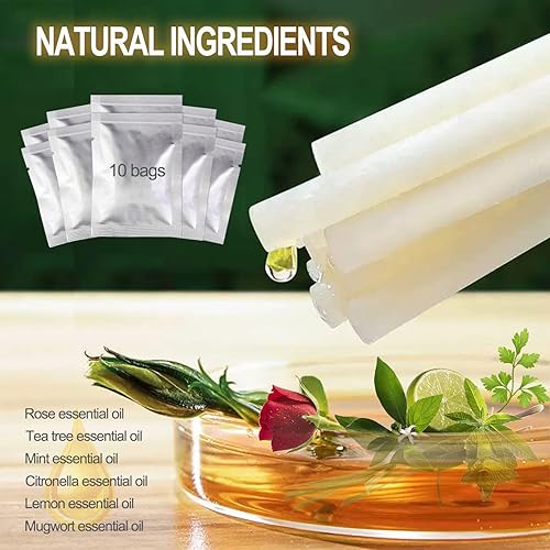 Miniatura 4 de Pulseras repelentes de mosquitos, paquete de 1 unidad, bandas repelentes de mosquitos de silicona con 10 núcleos de repuesto, pulseras de mosquitos