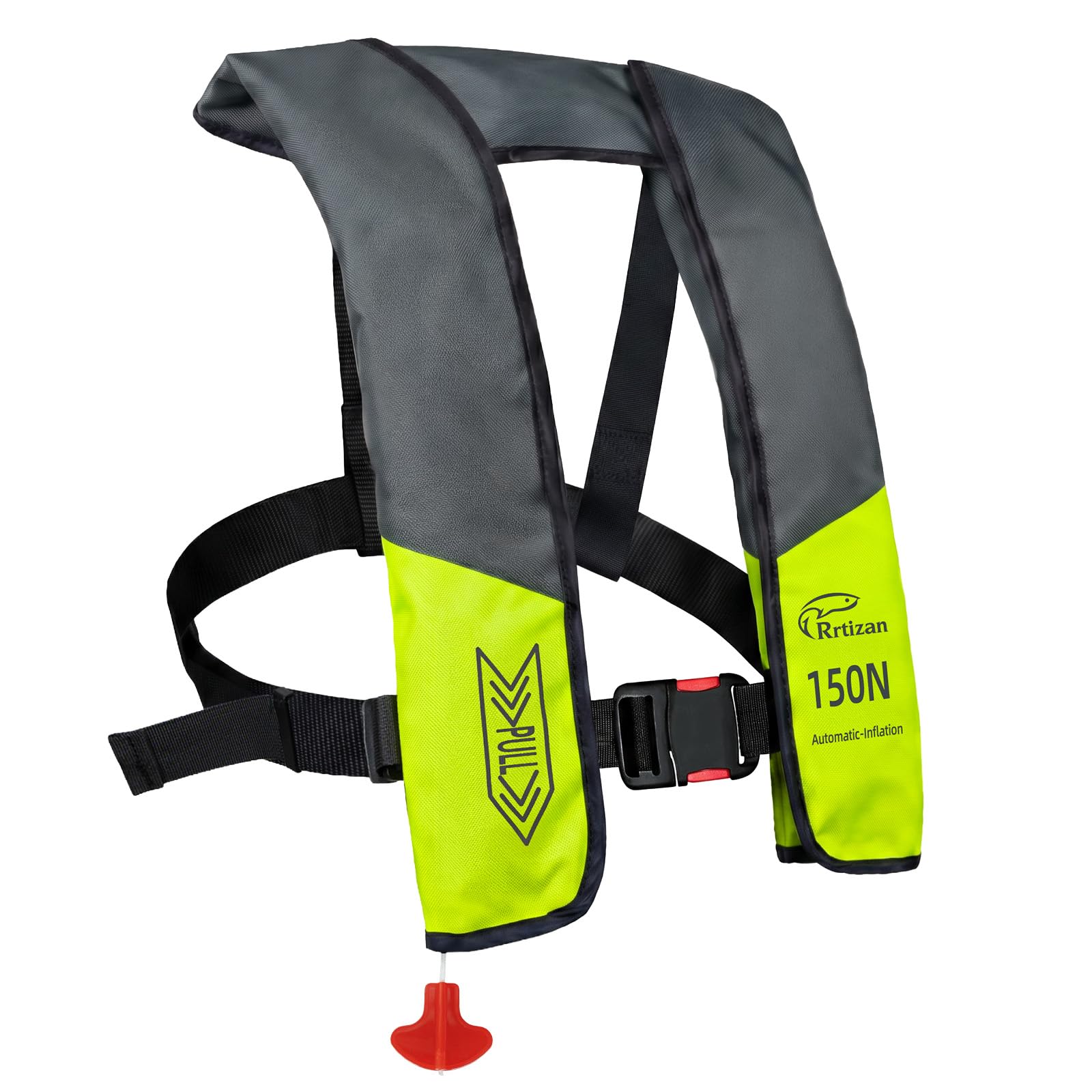 Rrtizan Inflatable Life Jacket for Adults - Automatic/Manual for Fishing