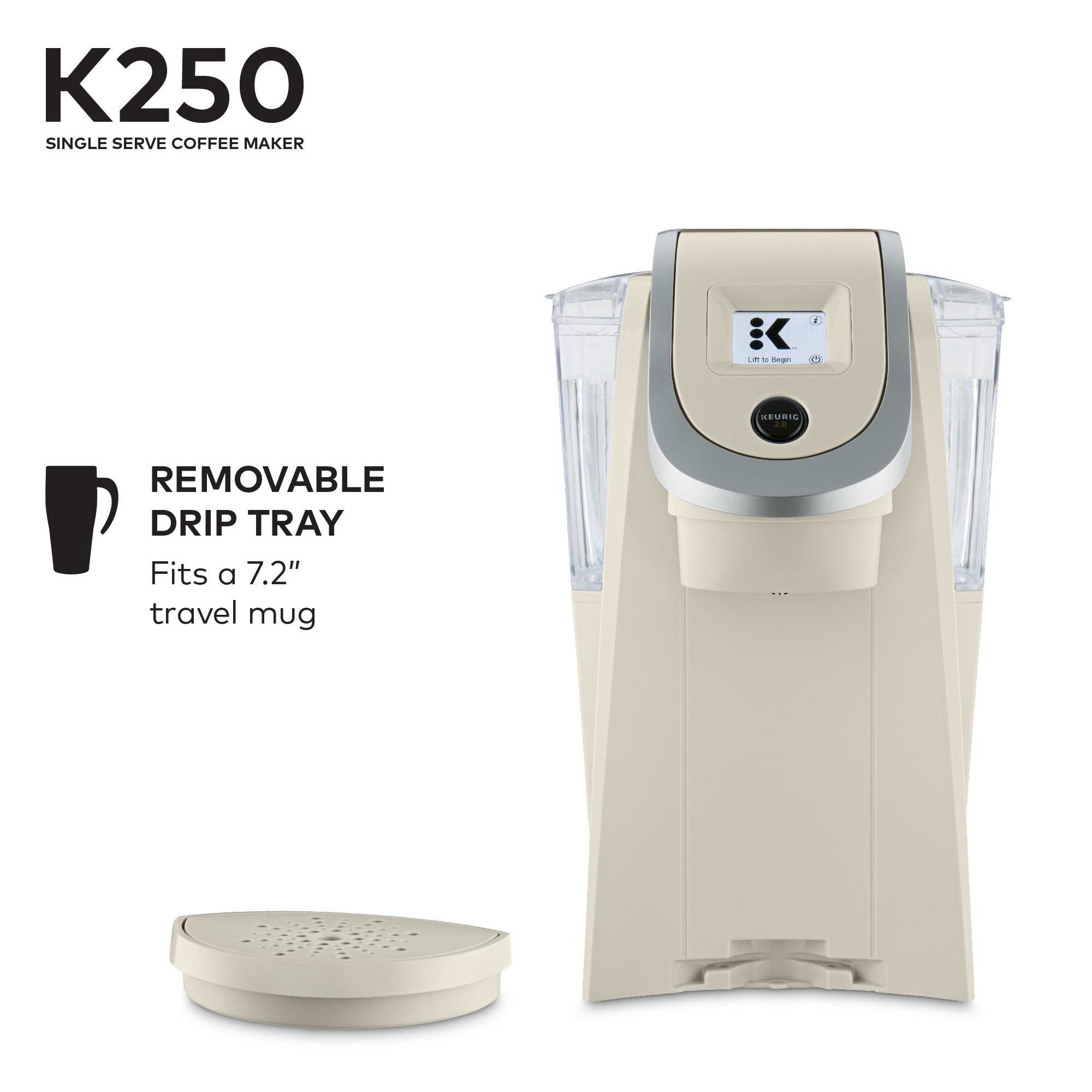 Keurig K250 Coffee Maker, Single Serve 