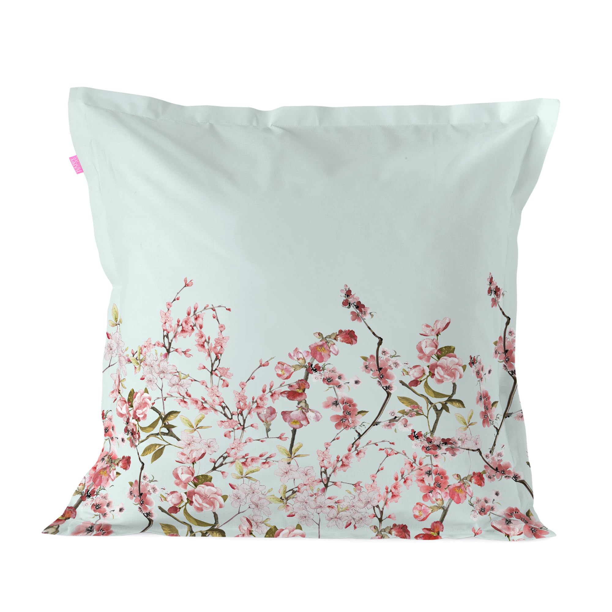 Taie d'oreiller 80x80 cm Chinoiserie grand format carré pour grand oreiller