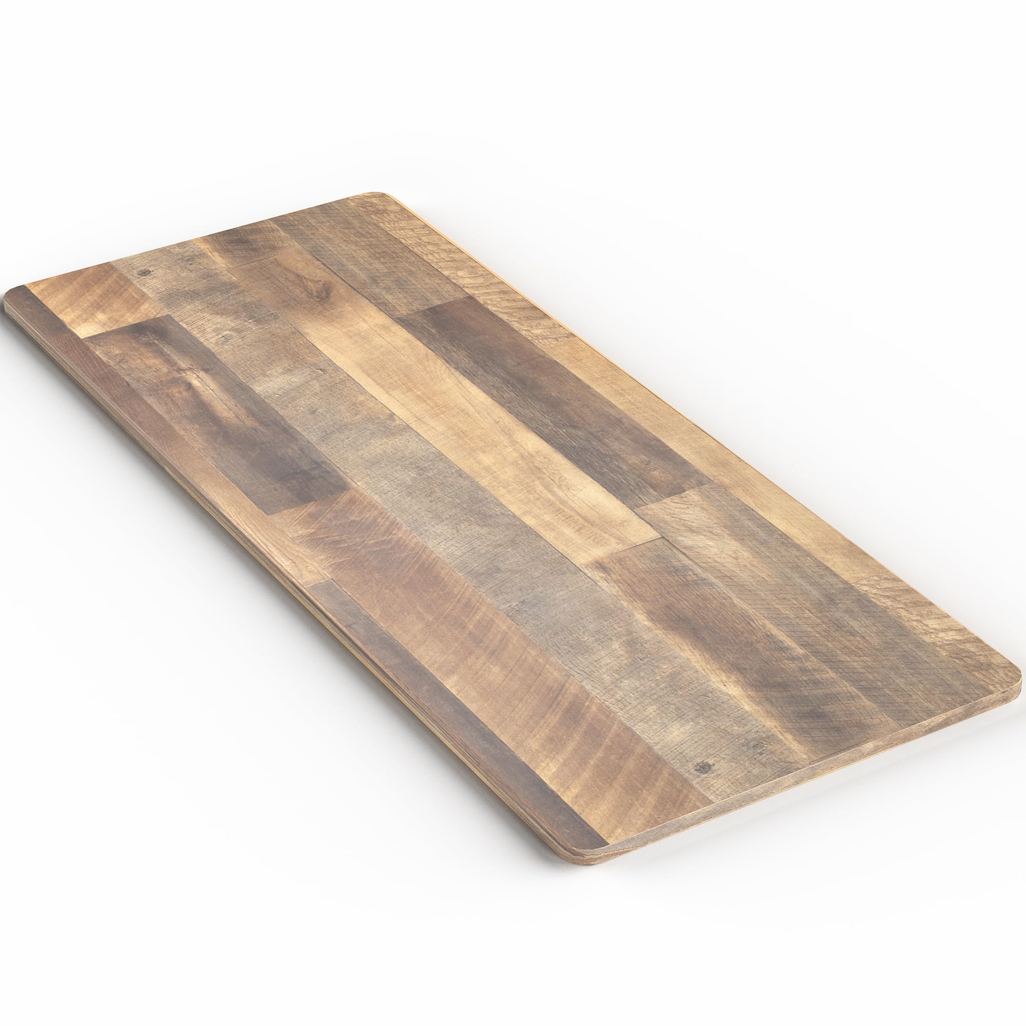 VIVO Reclaimed Wood Universal 71 x 30 inch Solid One-Piece Table Top for Standard and Sit to Stand Height Adjustable Home and Office Desk Frames,