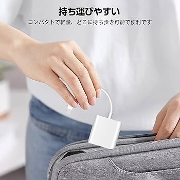 Amazon.co.jp: iphone/ipad SDカードリーダー 2in1 sdカードカメラ