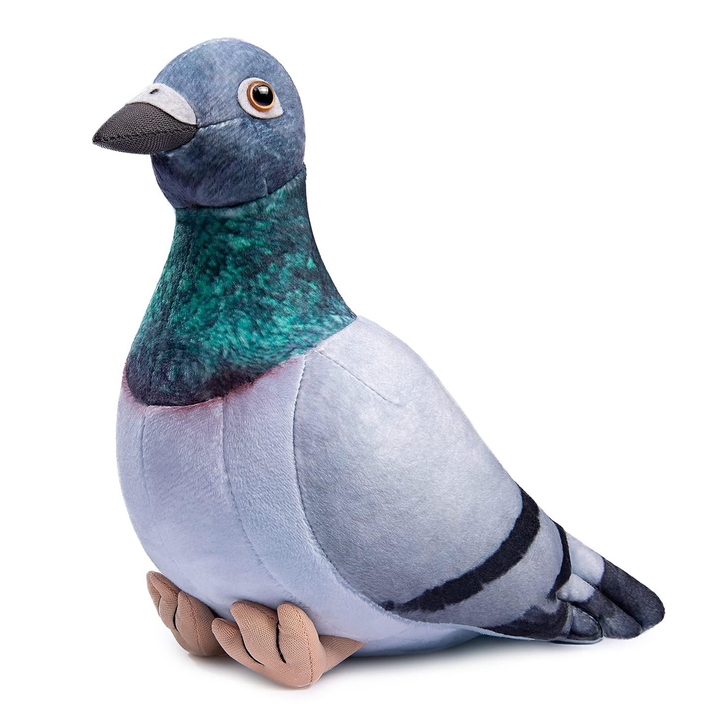 lilizzhoumax Pigeon Plush 9inch Cute Rock Dove Realistic pigeon toy Stuffed Animal Wild Bird Plush Super Soft Home Decoration Animal Toys Gift for Kids Boys Girls Easter Christmas